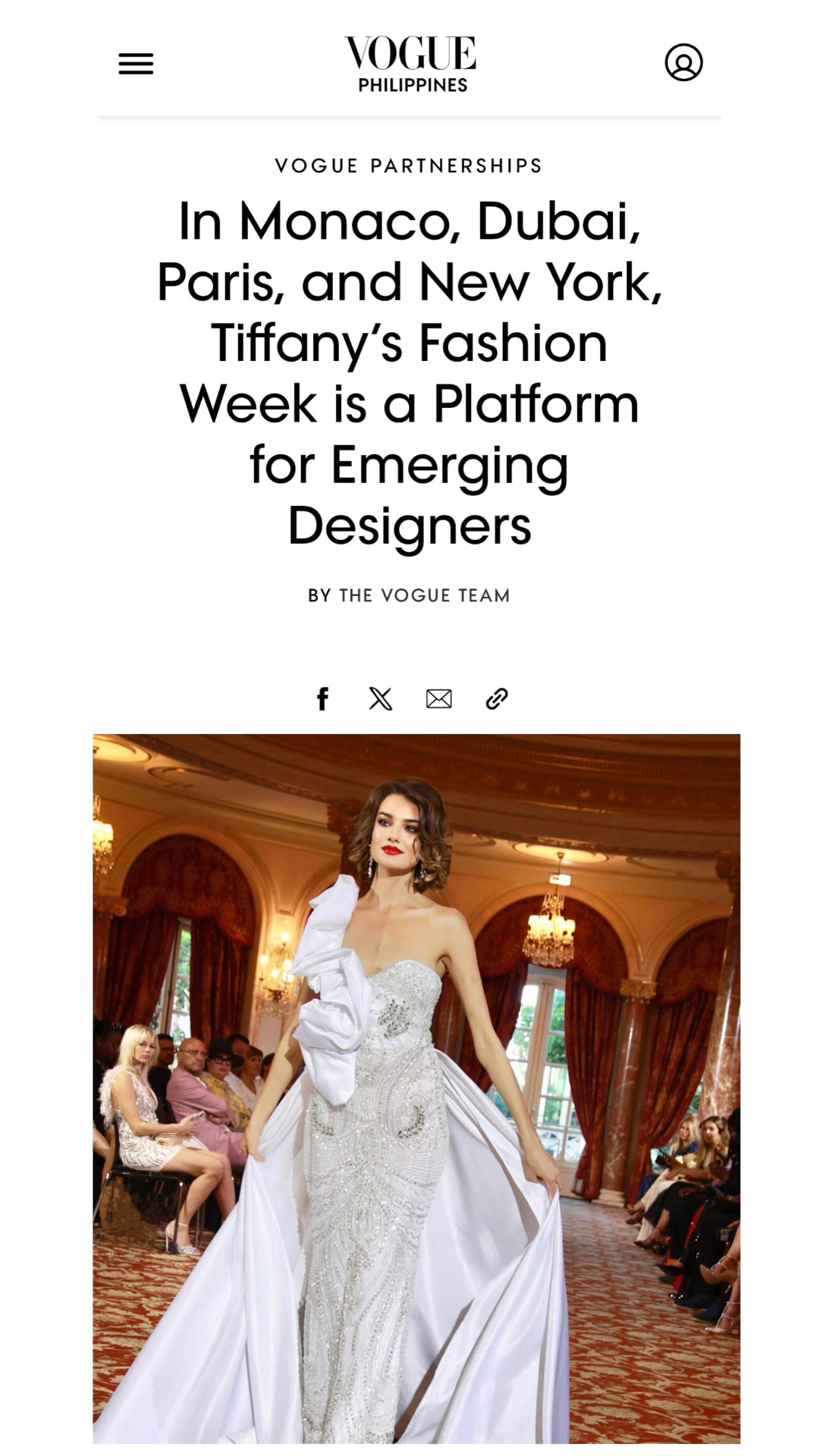 Vogue Philippines — A Platform for Emerging Designers